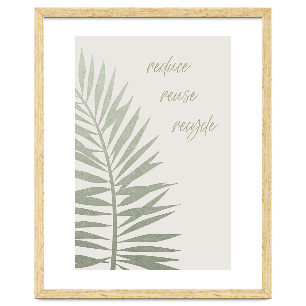 Reduce - reuse - recycle