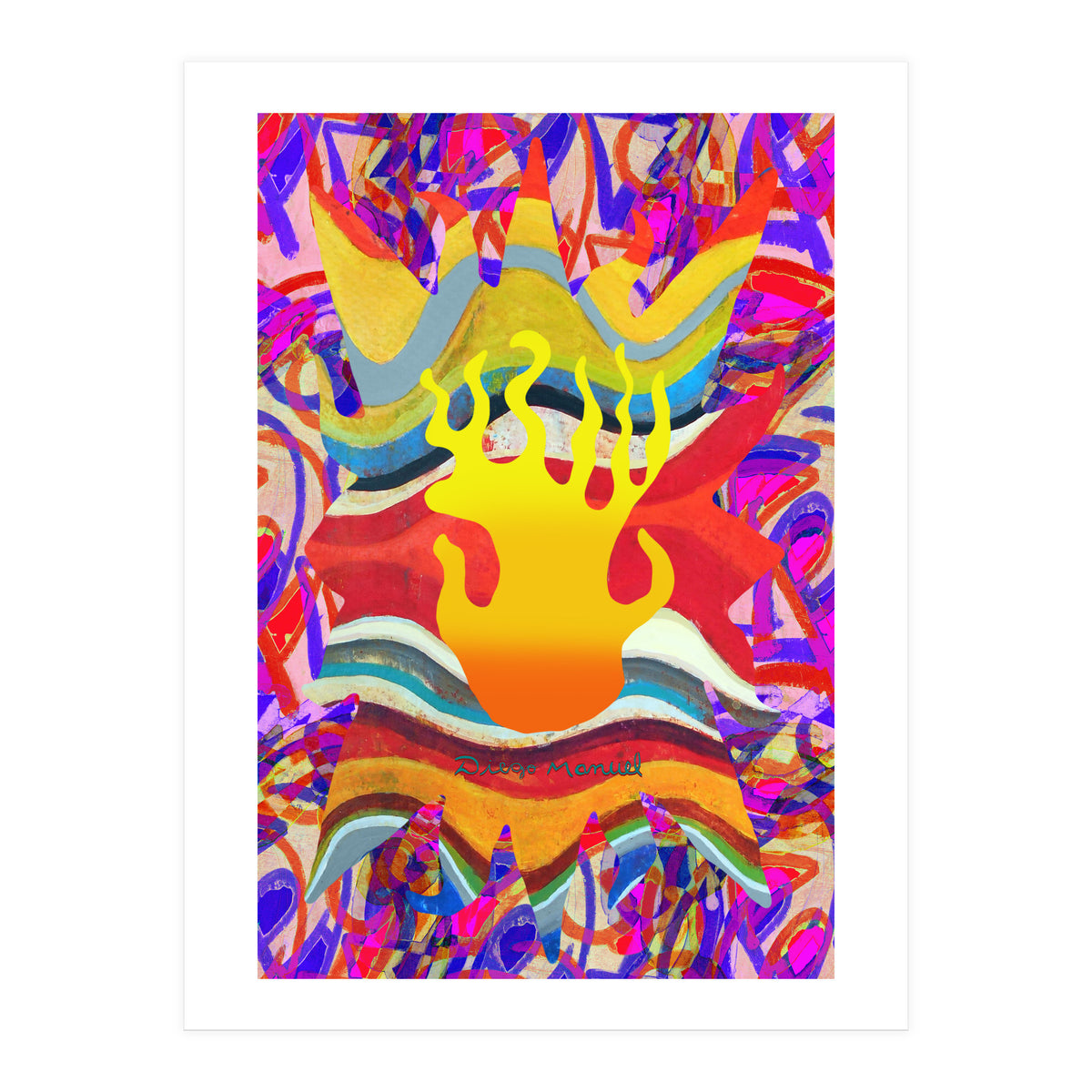 Fuego Y Graffiti 24 (Print Only)