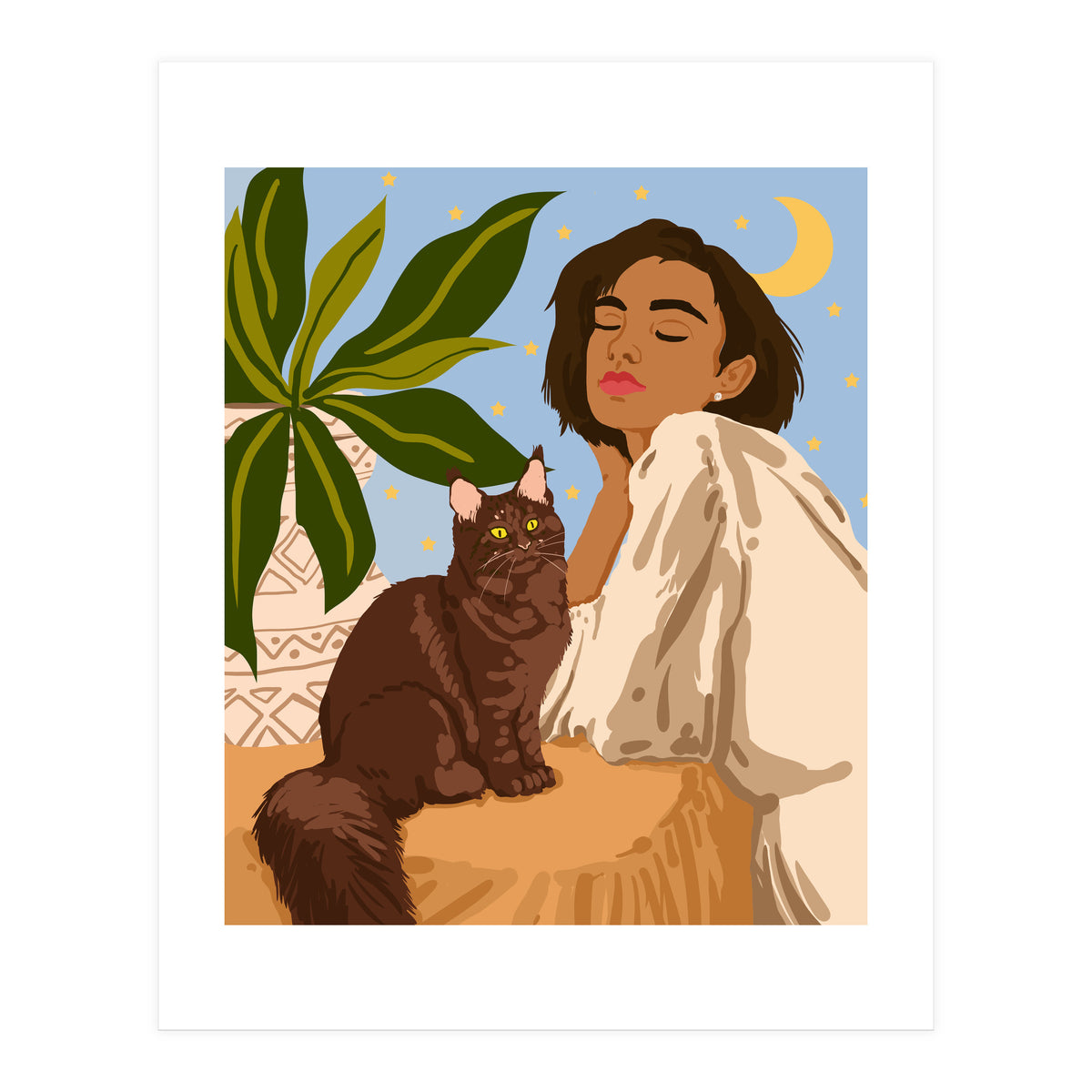 Proud Cat Mama (Print Only)