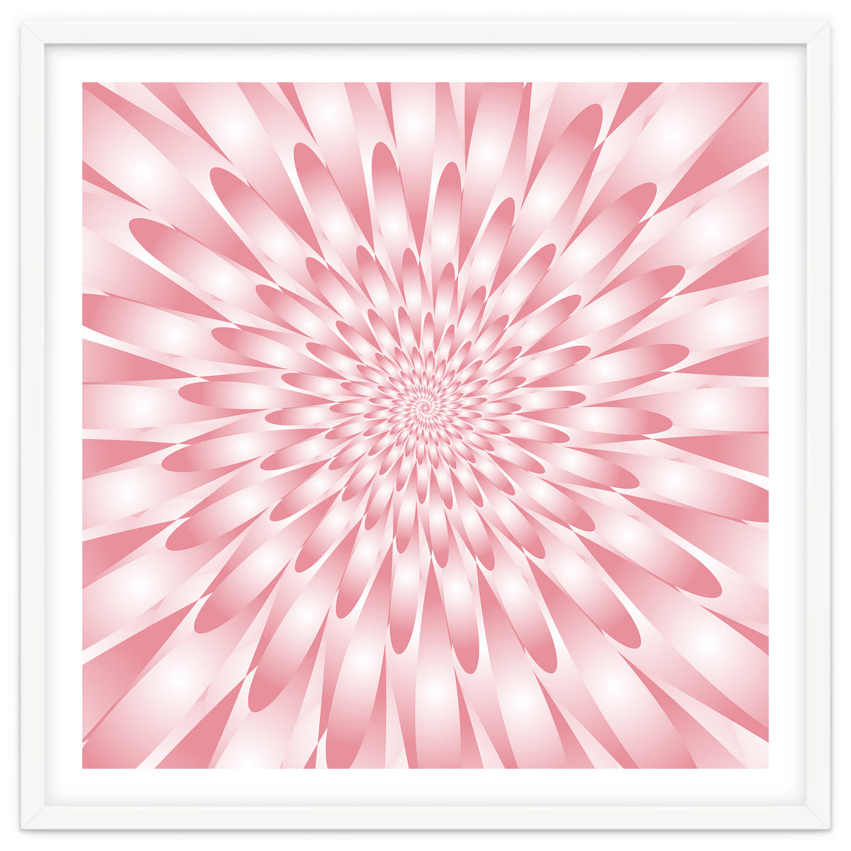 Spiral Pink Flower