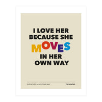 The Kooks  -She Moves In Her Own Way (Print Only)