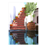 Serenity Weekend | Mindful Travel Greece Architecture | Rustic Earthy Swim Pool | Peace & Positivity (Print Only) thumbnail