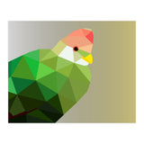 Red Crested Turaco Low Poly Art (Print Only) thumbnail