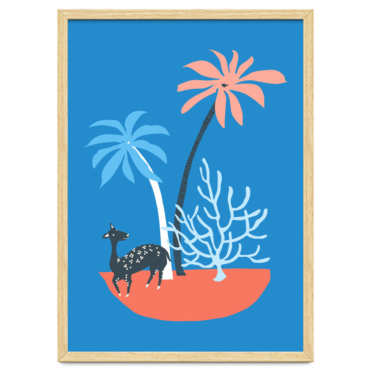 Island And Deer