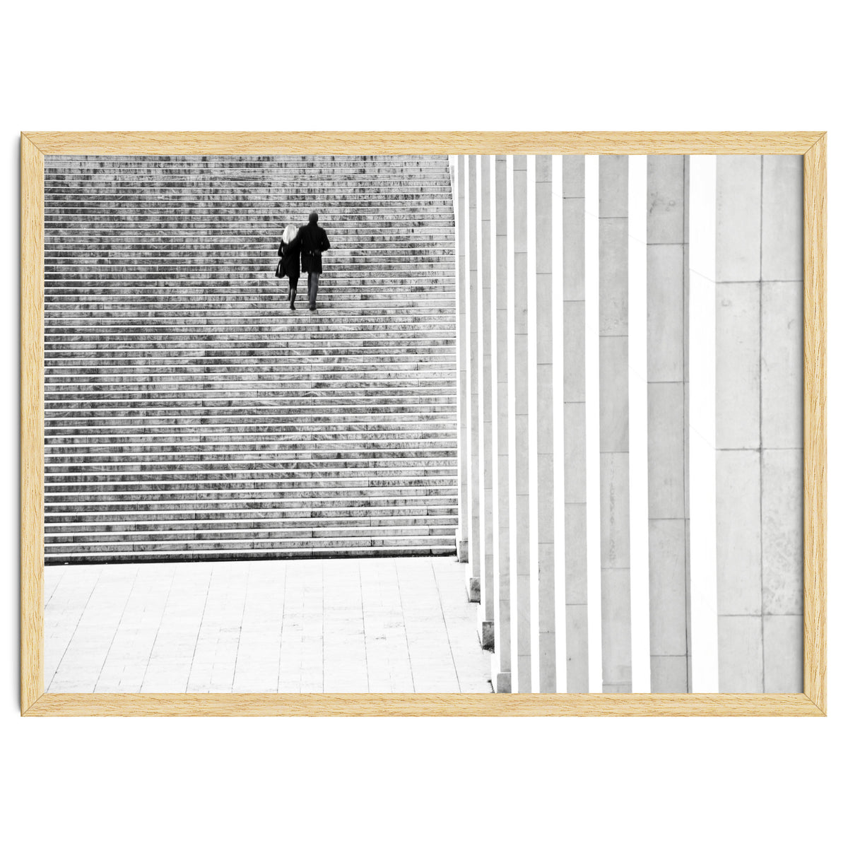 Couple On Stairs, Paris