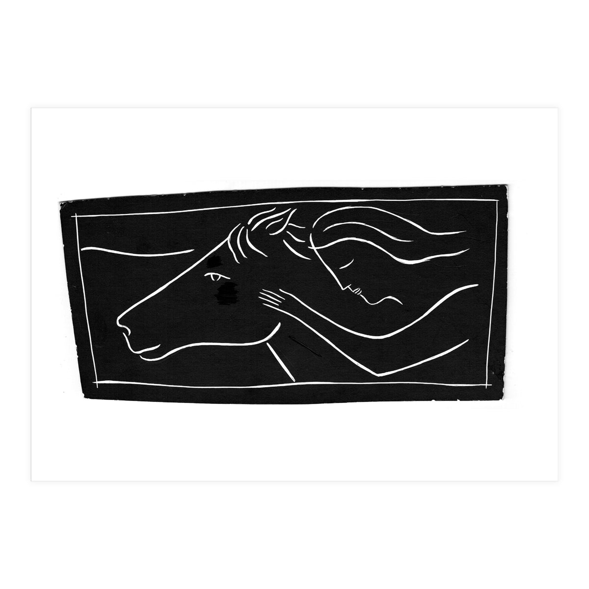 Woman On Horse (Print Only)