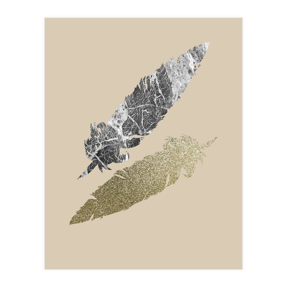 piuma oro (Print Only)