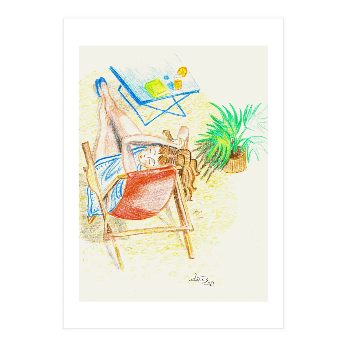 La sieste (Print Only)