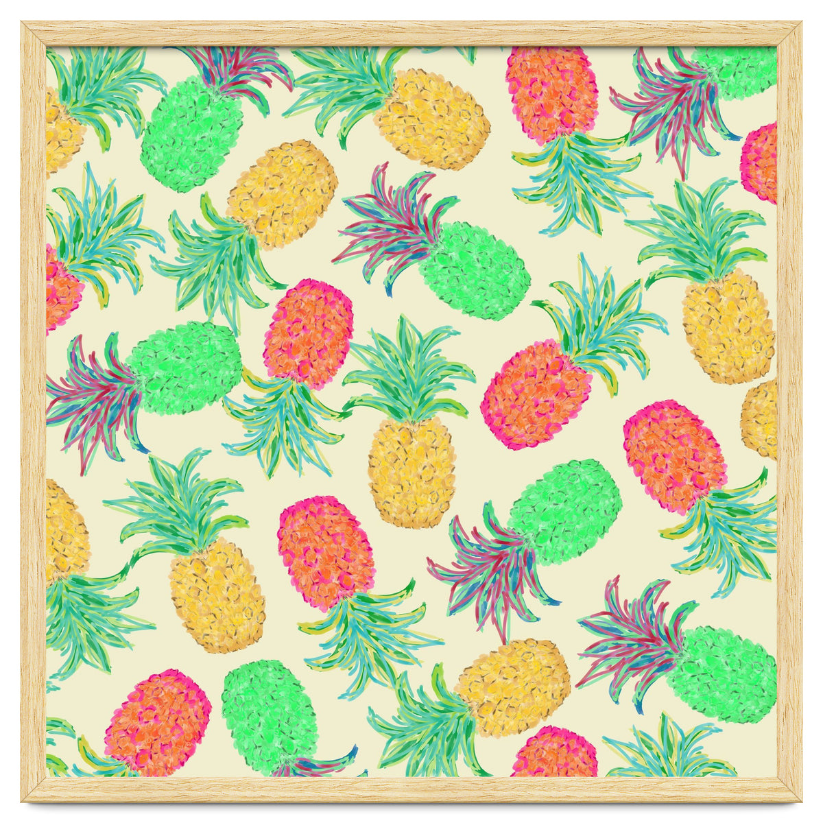 Pineapple Pandemonium Multicolo