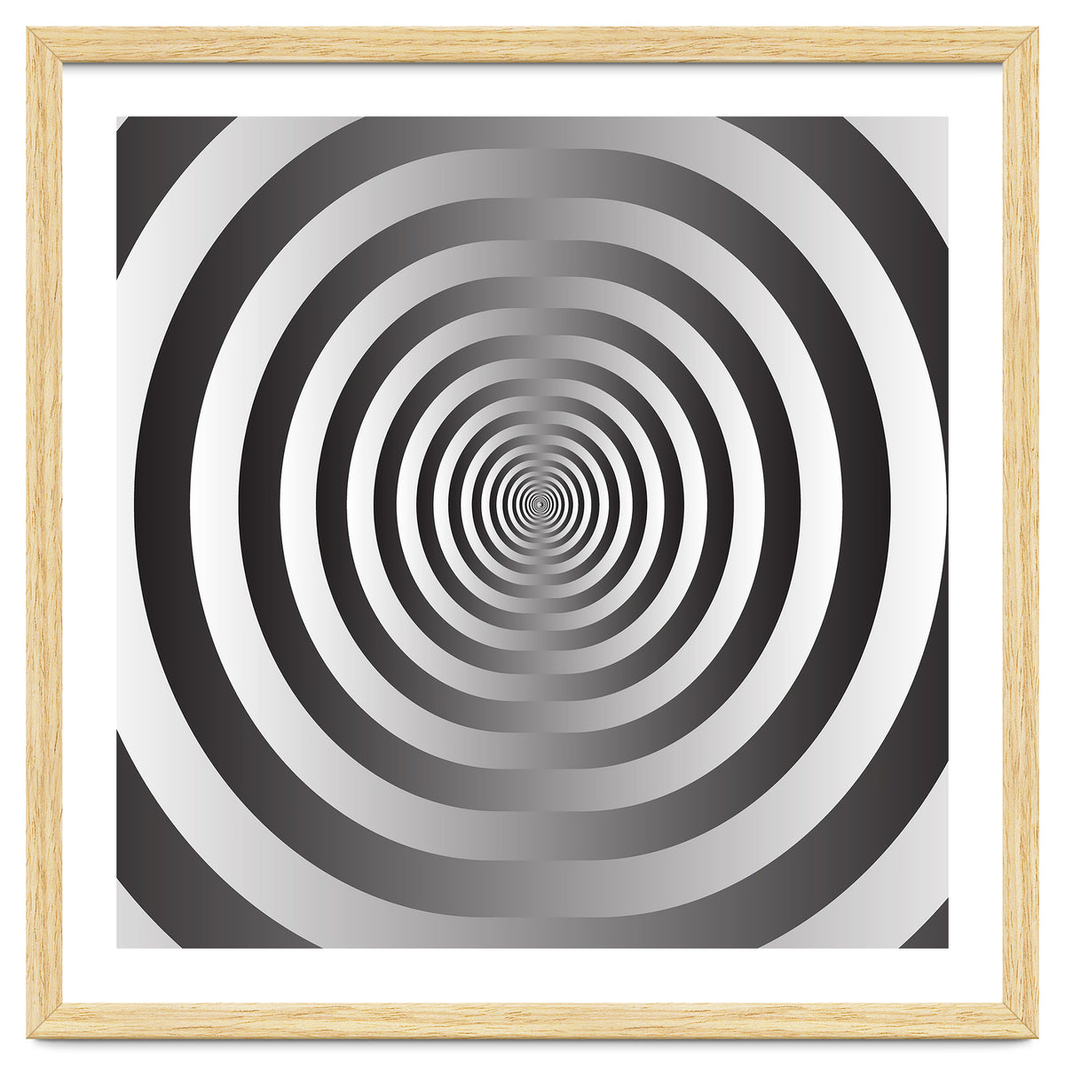 Black And White Spiral
