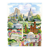 Washington District of Columbia Illustration (Print Only) thumbnail