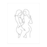 lovers nude line (Print Only) thumbnail