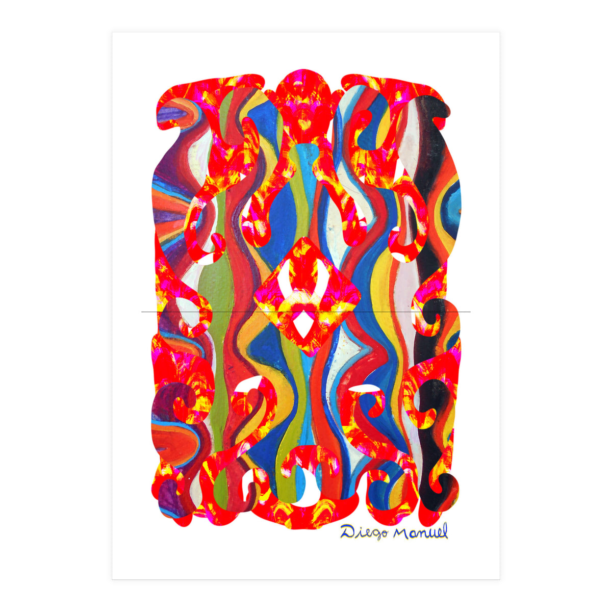 Pop Abstract Asimetrico 27 Copia (Print Only)