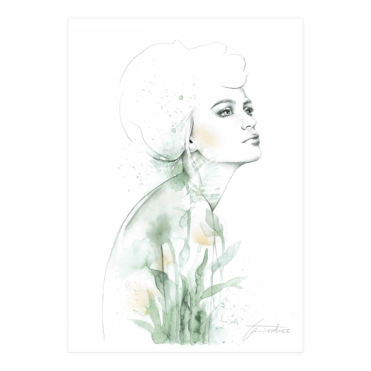 Volatile Flowers I (Print Only)