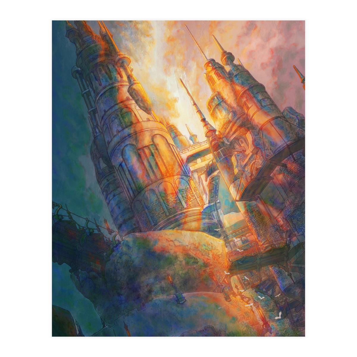 Limsa Lominsa At Dawn (Print Only)