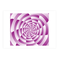Abstract Pink Spiral (Print Only)