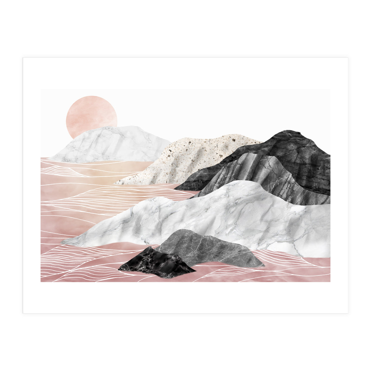 Marble Landscape 01 (Print Only)