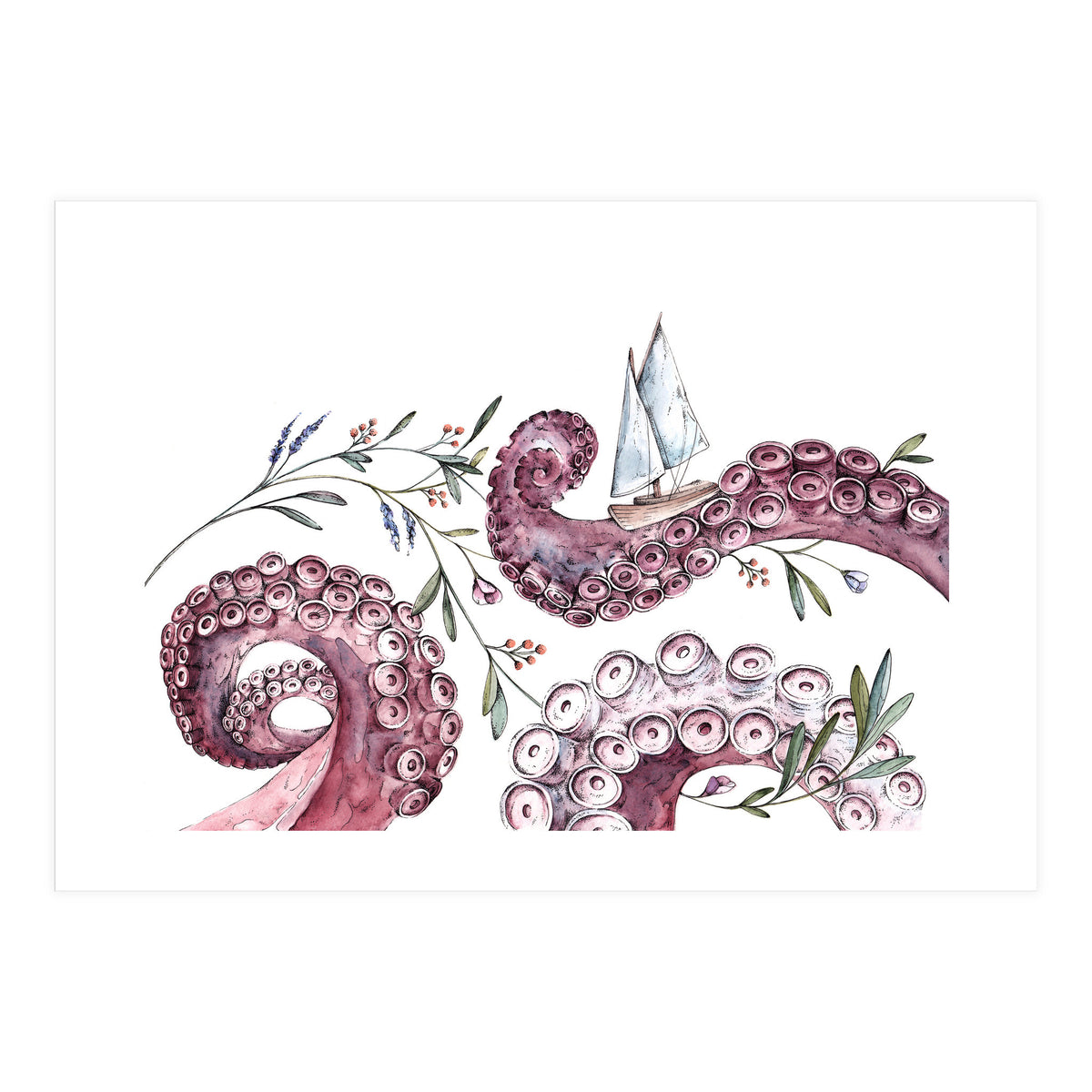 Tentacle adventures (Print Only)