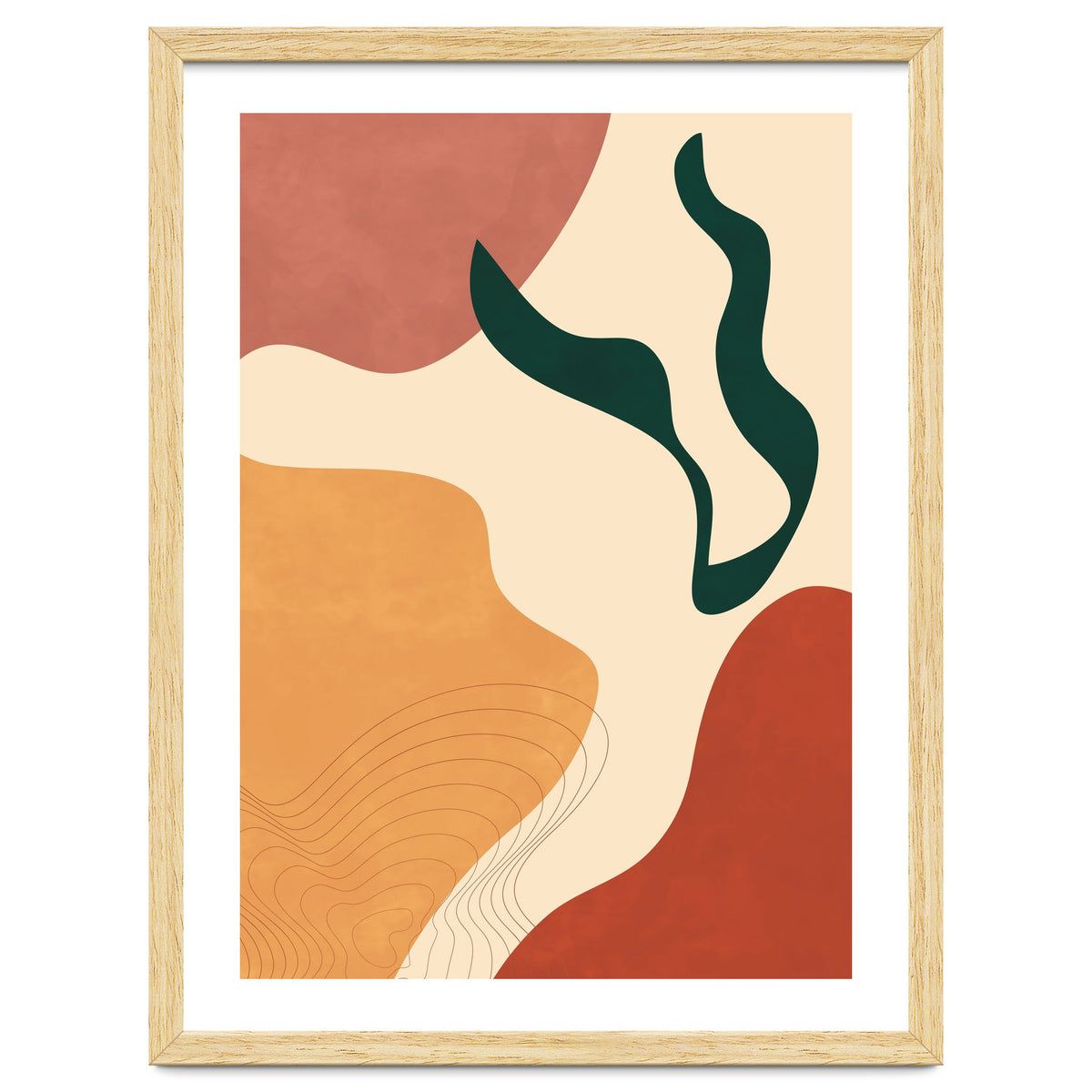 Abstract Scandi Neutral Shapes