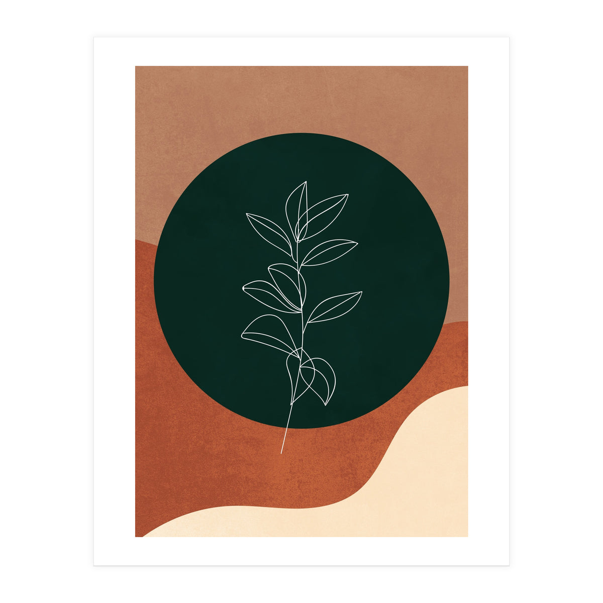 Geometrical Minimalist Boho Abstract (Print Only)