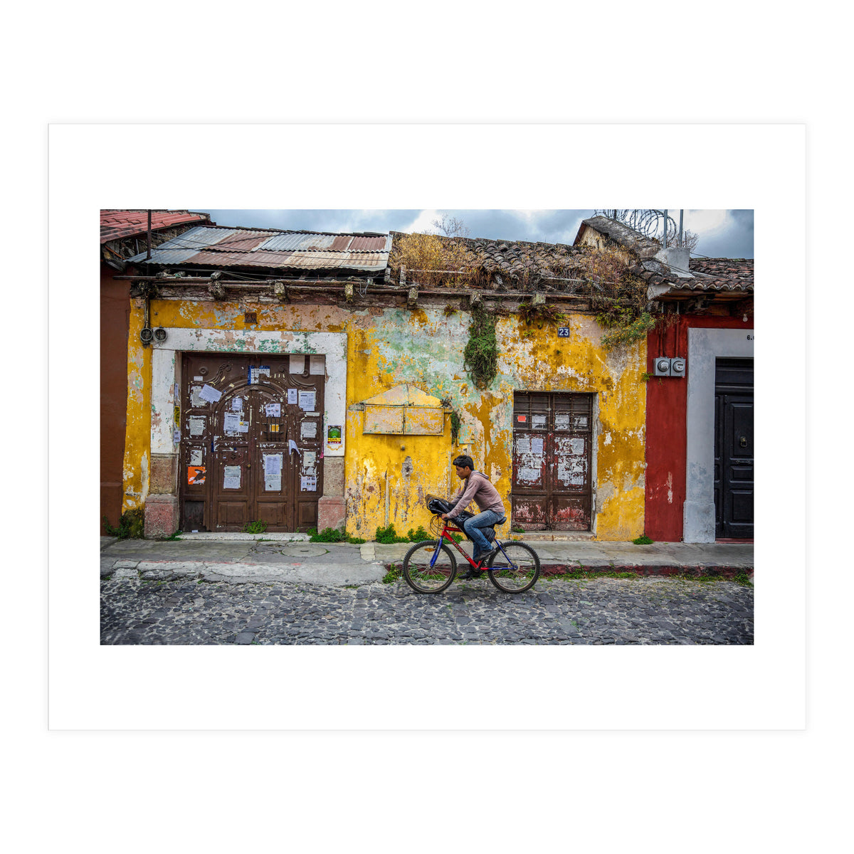 Antigua by bicycle (Print Only)