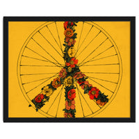 Peace And Bike Yellow