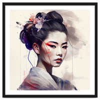 Watercolor Modern Geisha #8