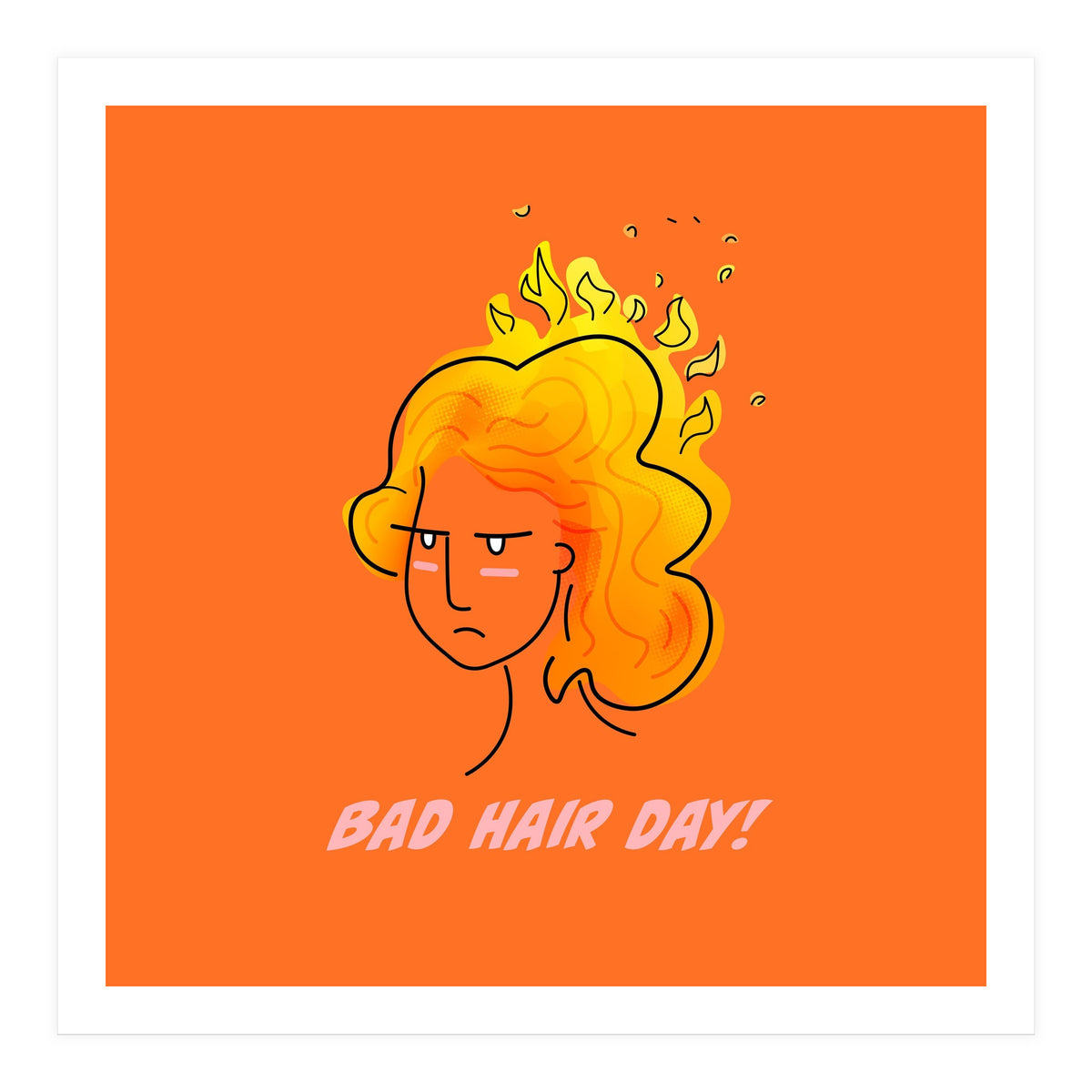 Bad Hair Day (Print Only)
