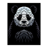 Tribal frontal Panda (Print Only) thumbnail