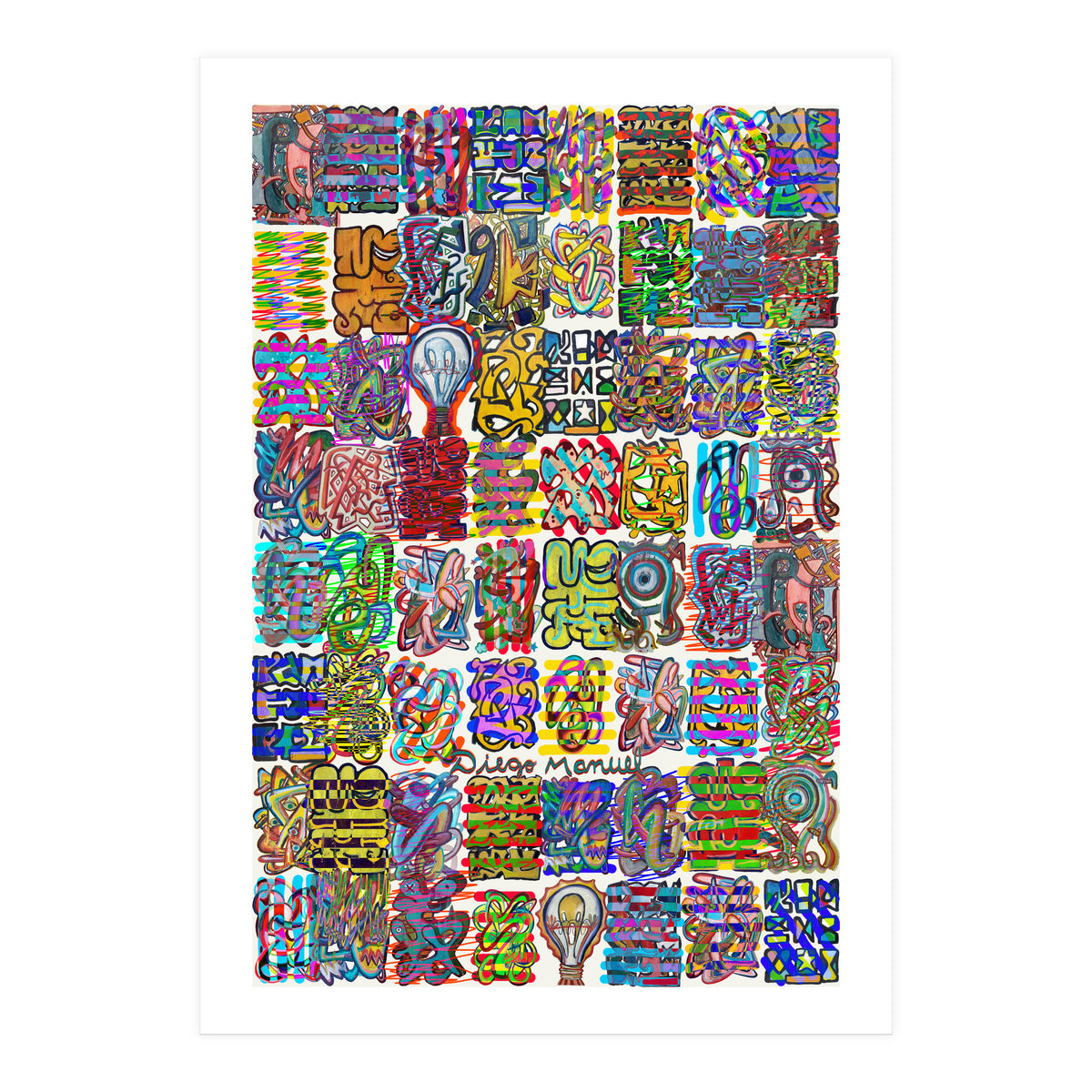 Graffitis 2021 Tapiz 110 (Print Only)