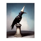 Crow In A Party Hat Gothic Painting (Print Only) thumbnail