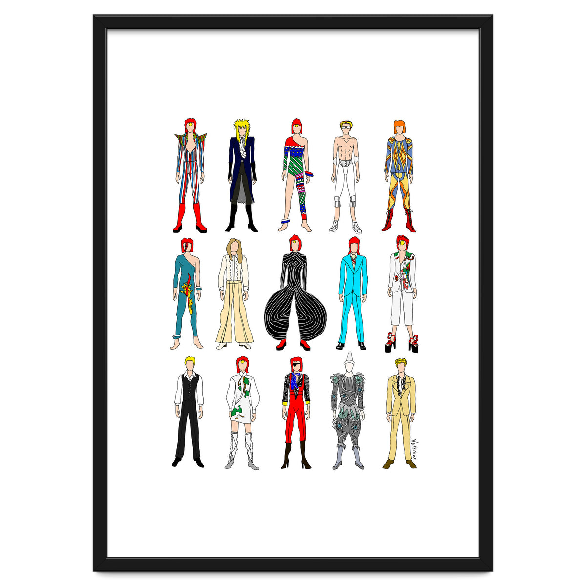 Outfits of Bowie Fashion