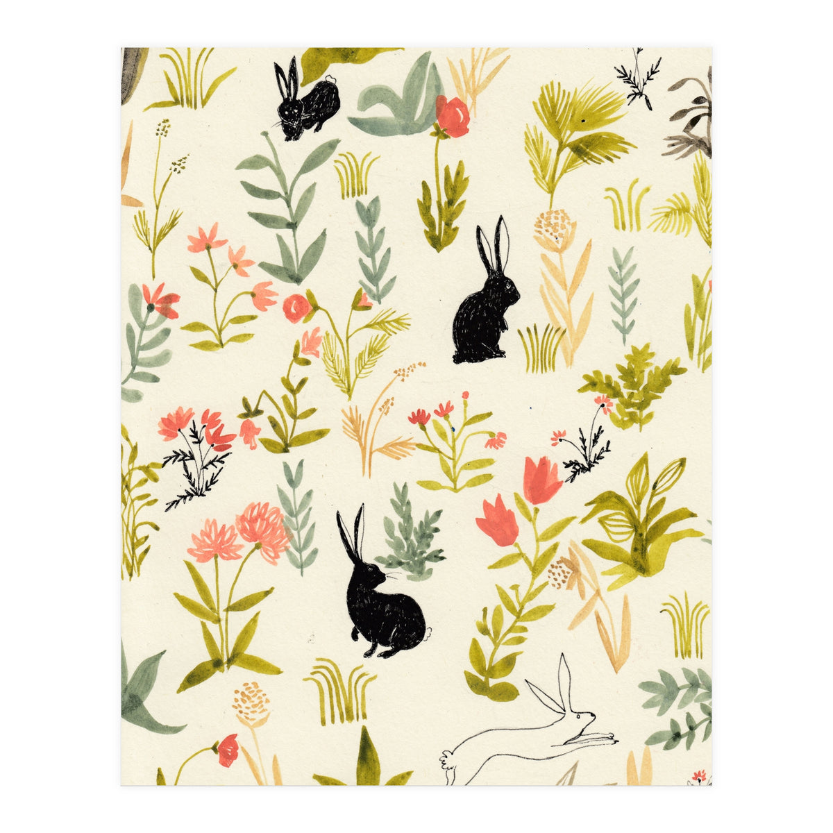 Black Rabbits (Print Only)