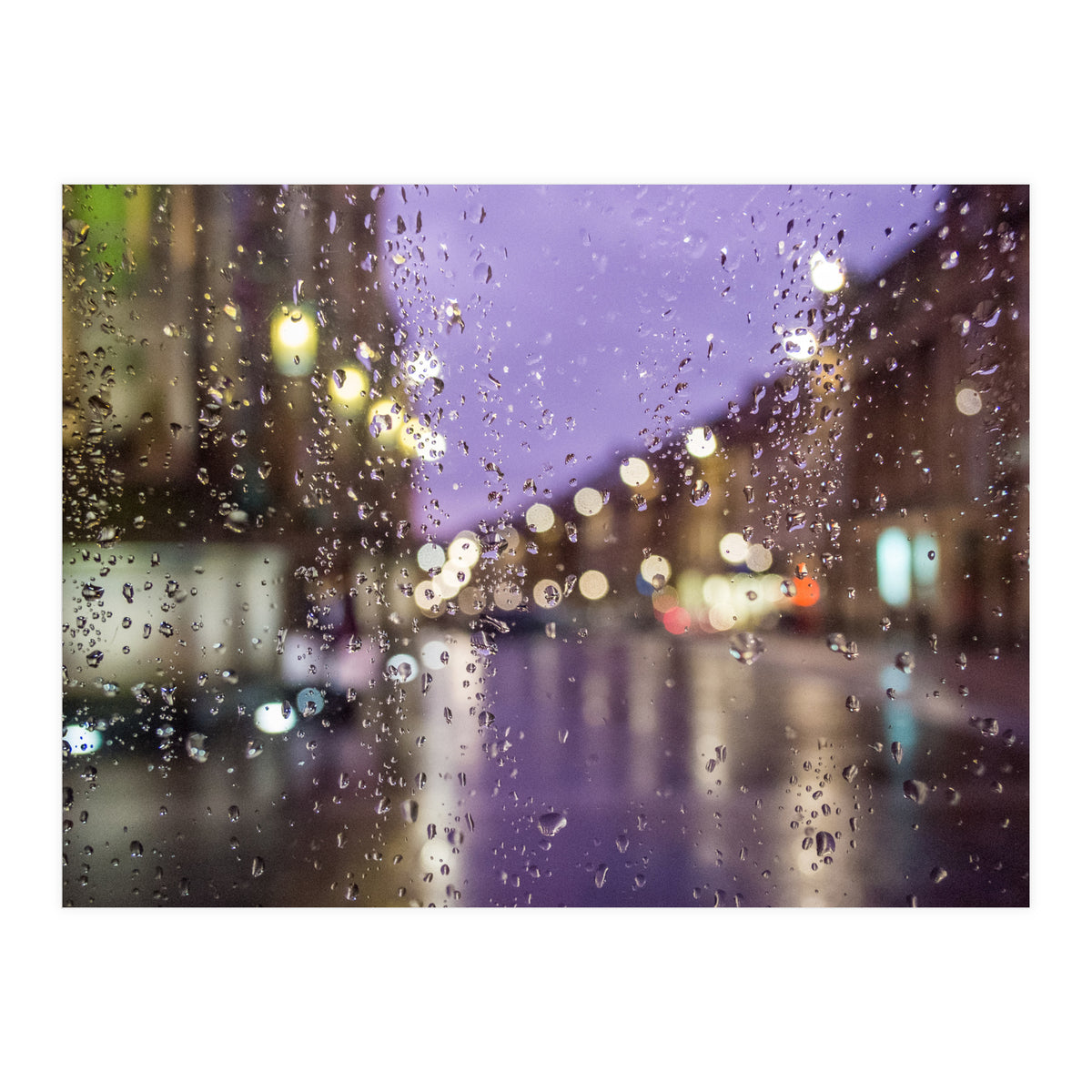 Gray st Newcastle rain (Print Only)