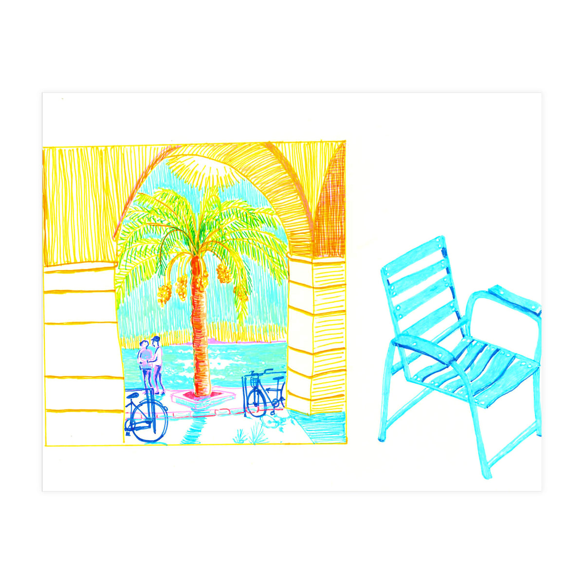 Provence Nice Promenade (Print Only)