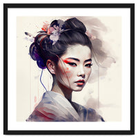 Watercolor Modern Geisha #8