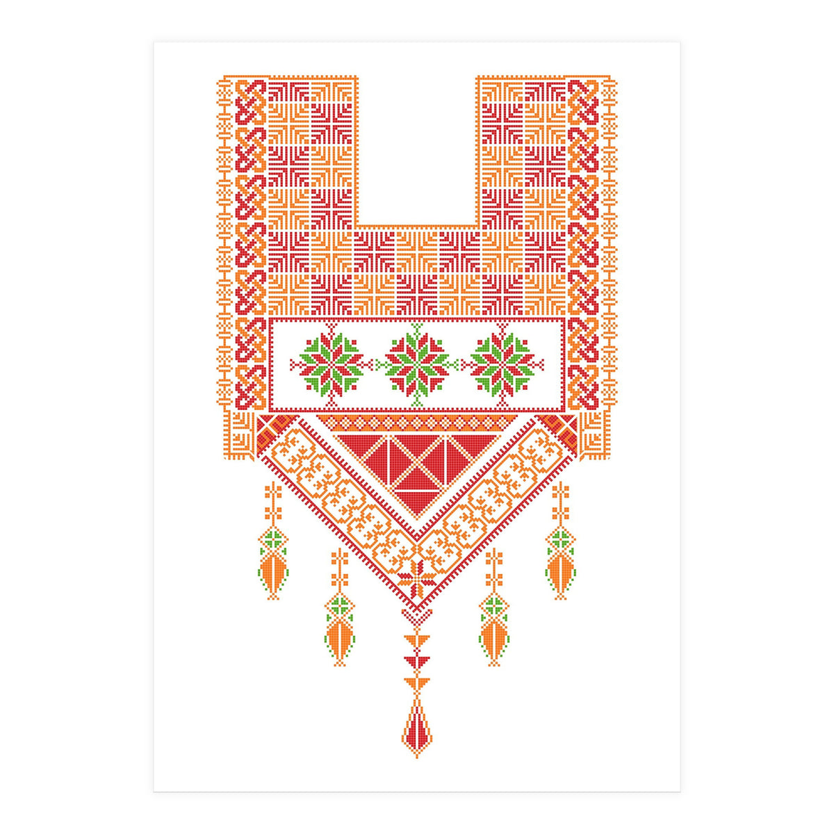 Tatreez Ornament 2 (Print Only)