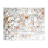 Mother of Pearl, Exotic Tiles Photography, Neutral Minimal Geometrical Graphic Design (Print Only) thumbnail