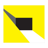 Geometric Shapes No. 20 - yellow, black & grey (Print Only) thumbnail