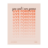 Oasis - Live Forever (Print Only) thumbnail