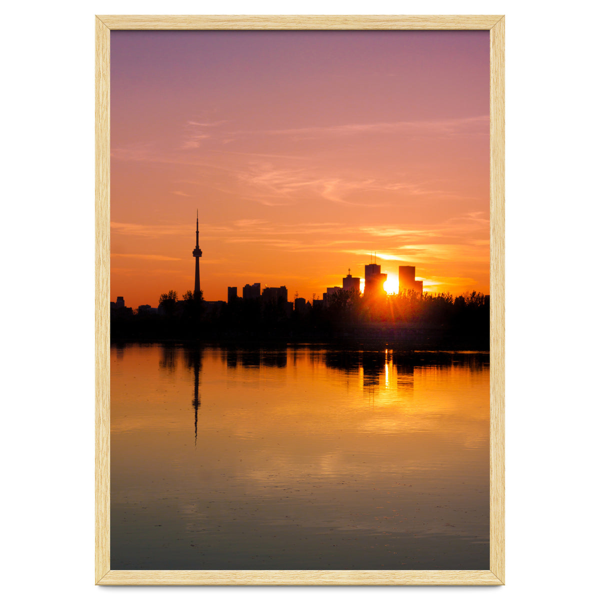 Leslie Street Spit Toronto Canada Sunset