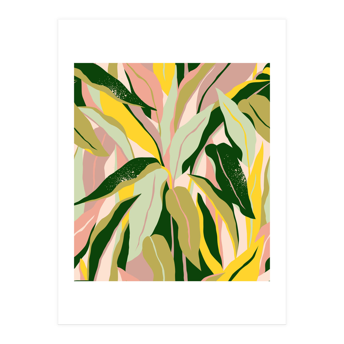 Tropical Matisse Houseplant (Print Only)