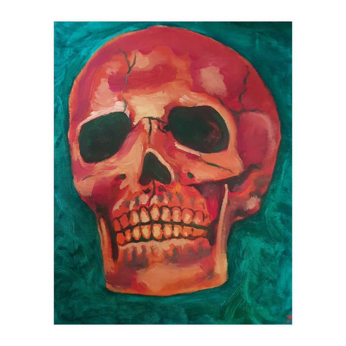 evil skull (Print Only)