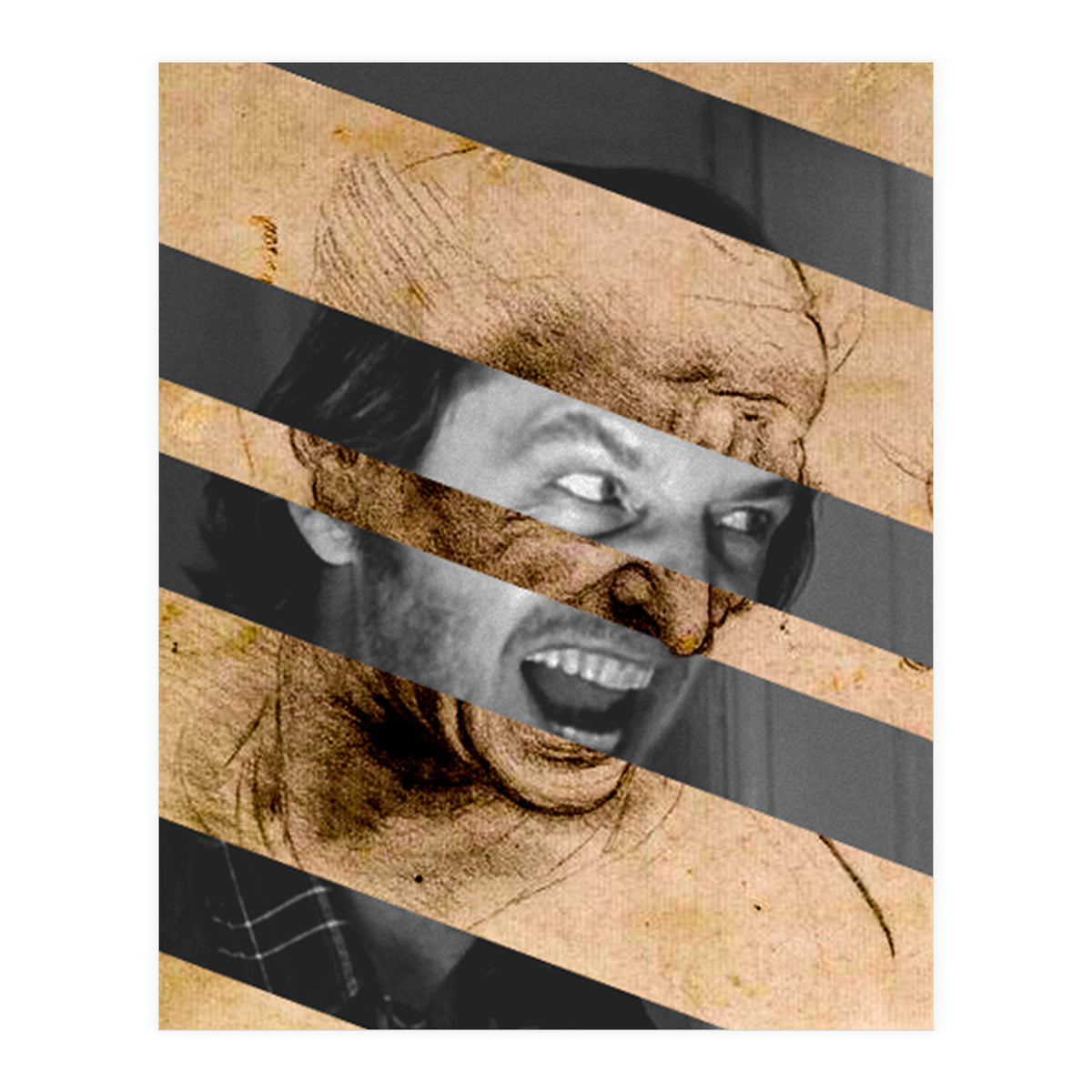 Leonardo Da Vincis Head For Th (Print Only)