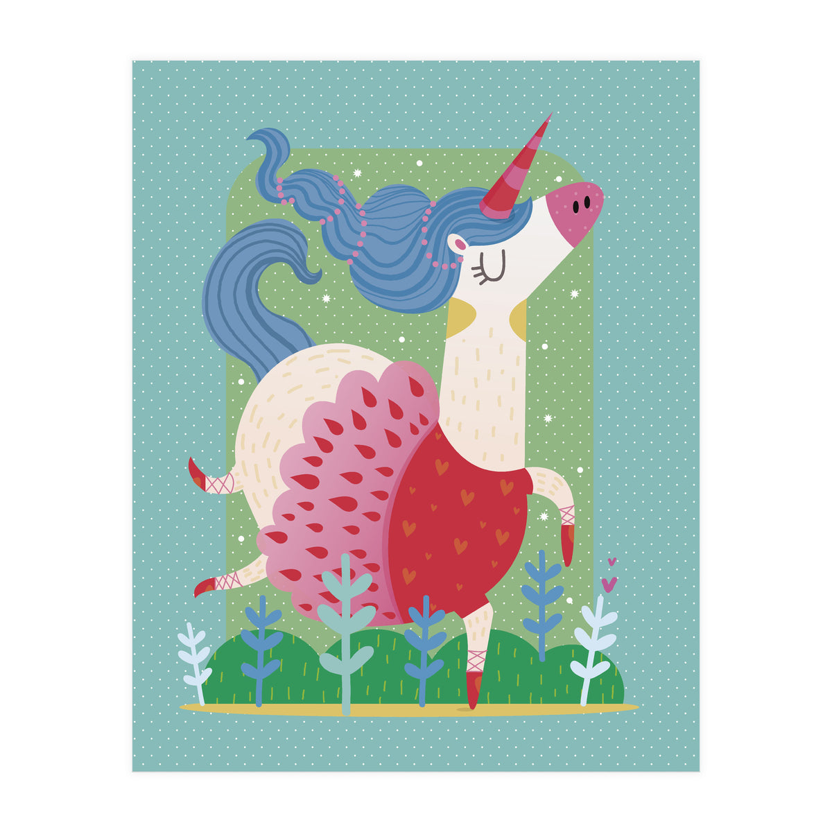 Unicorn Ballerina (Print Only)