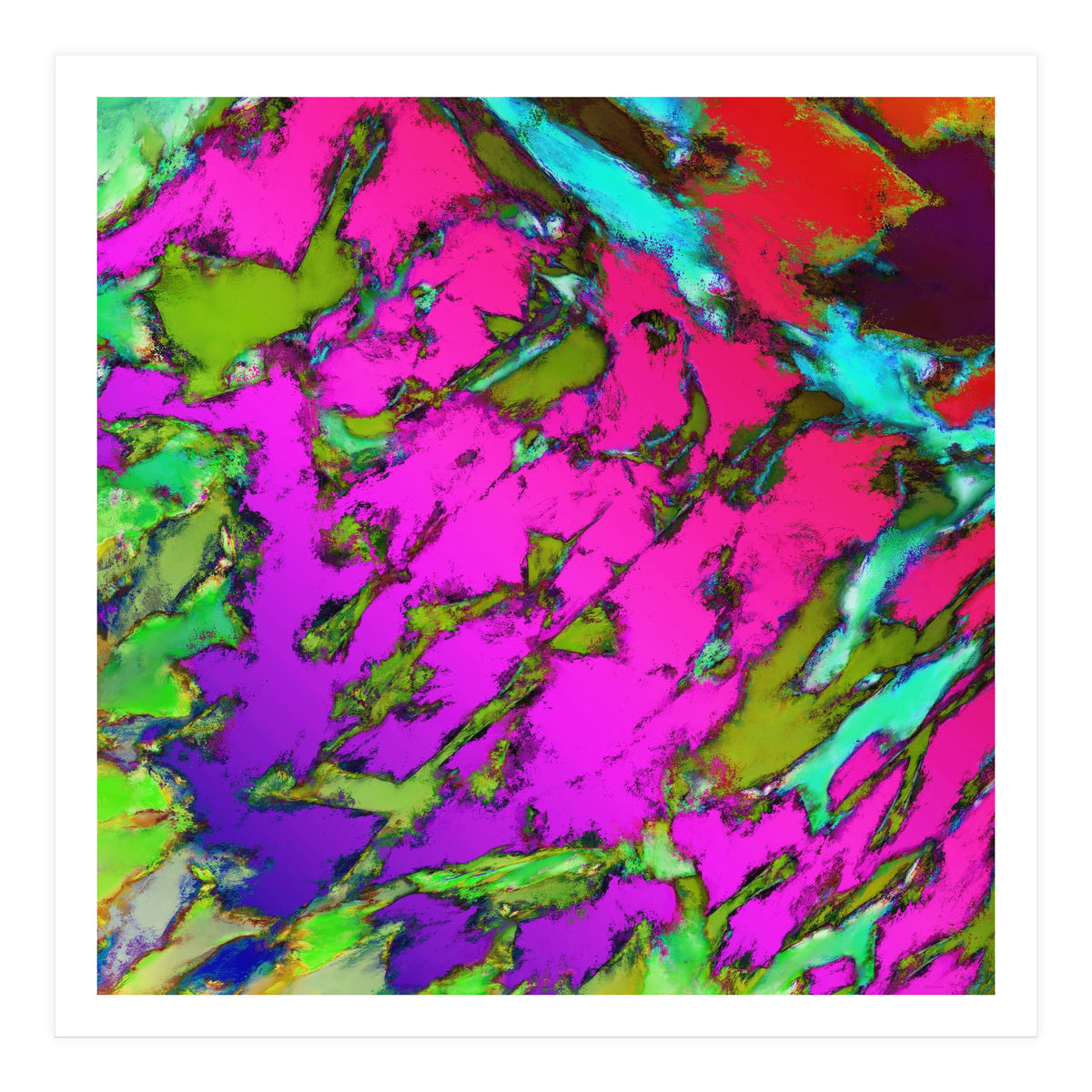 Shattering Pink Tigers (Print Only)