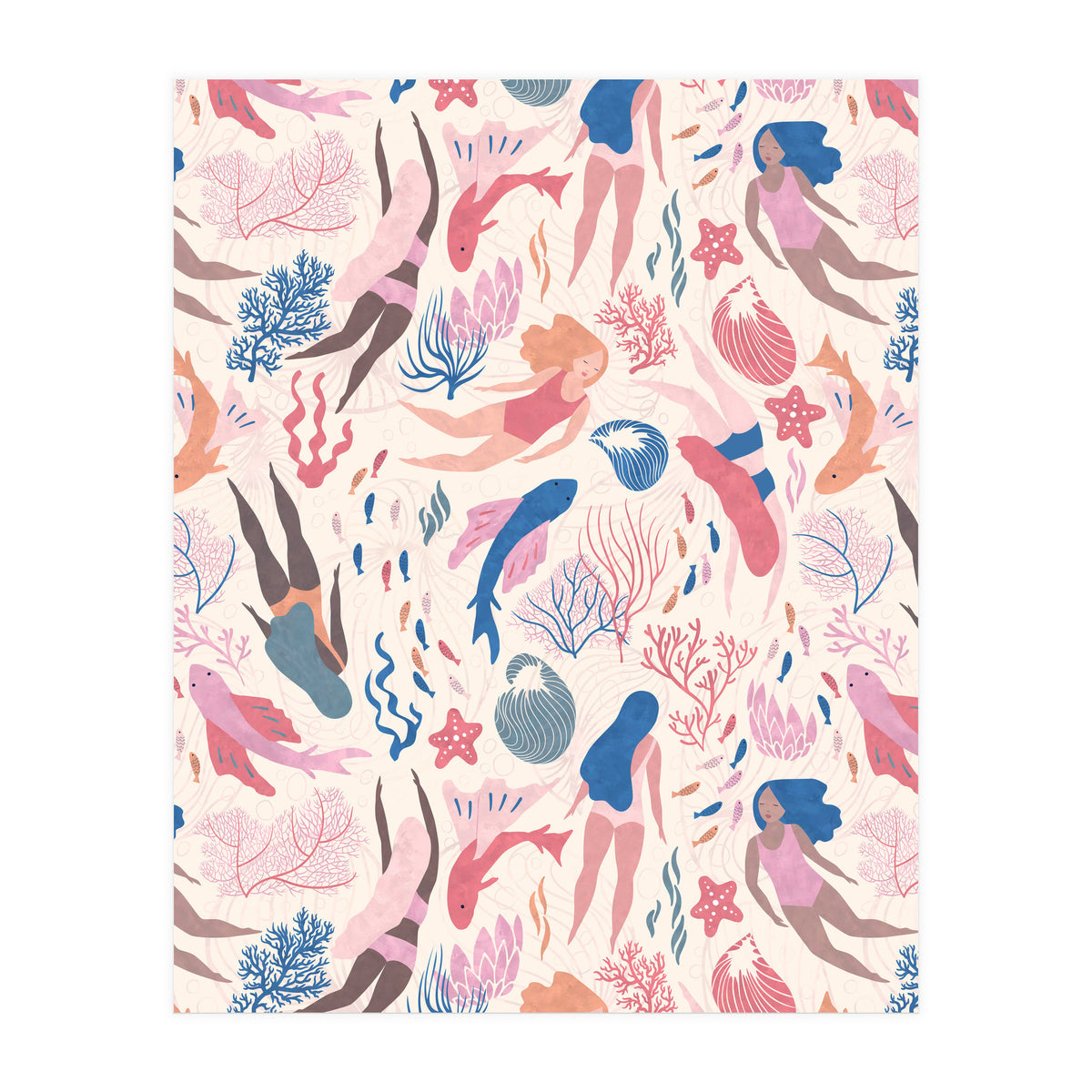 Almost Mermaid (Print Only)