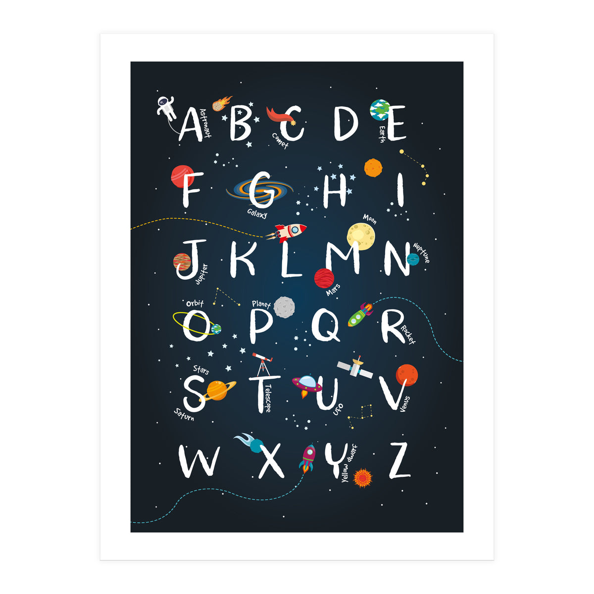 Space Alphabet (Print Only)