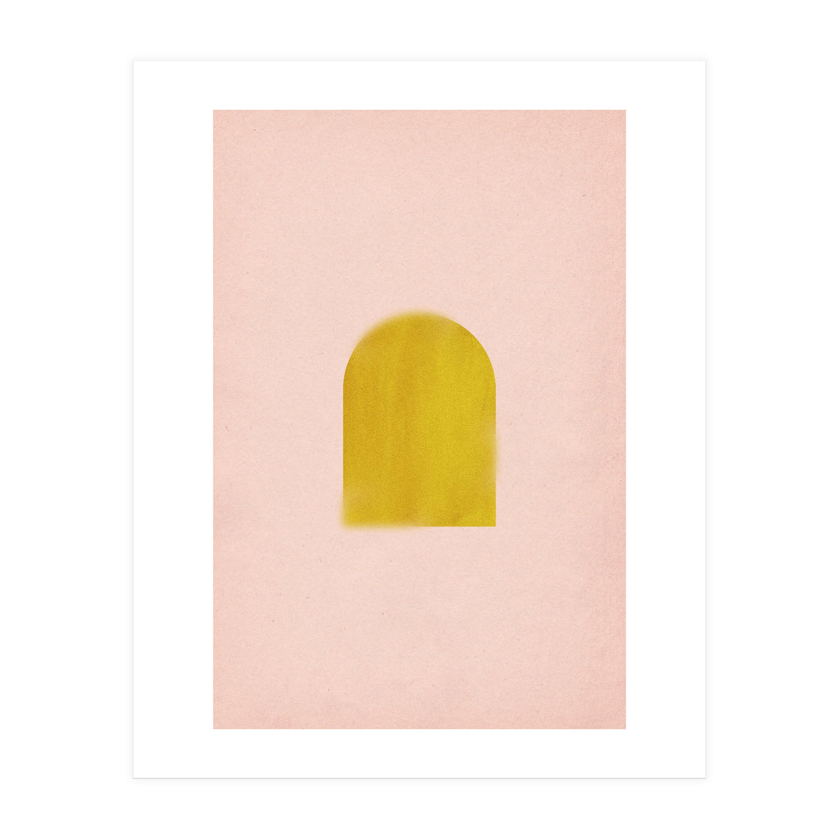 Pink and mustard arch (Print Only)