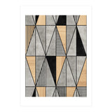 Concrete and Wood Triangles (Print Only) thumbnail